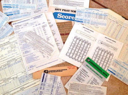 A smattering of numbers comparing me to other kids. Who were these “other kids,” what were they really like, and do dogs and snails have to go through this?