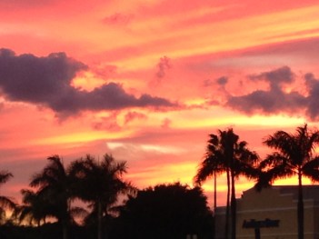 Hollywood, Florida may be weird, but it does have beautiful autumn sunsets